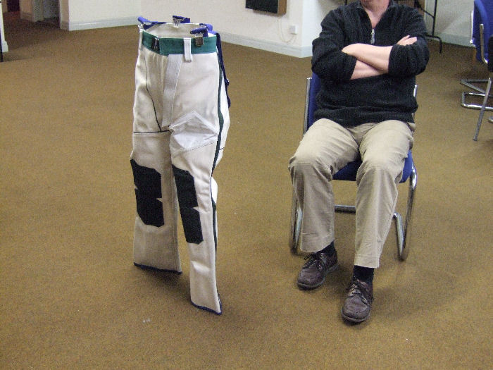 Shooting trousers (from front)
