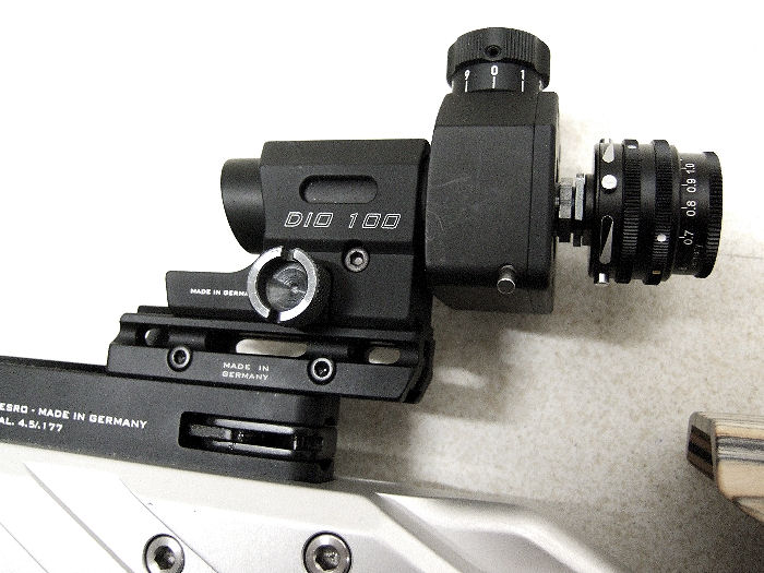 Tesro D10 rear sight unit for the RS100 rifle