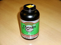 16oz bottle of Pyrodex Black Powder substitute